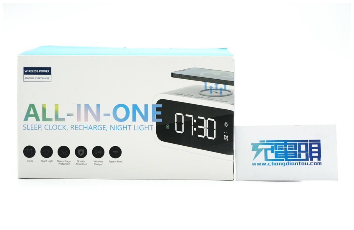 USB|生活仪式感，桌面精致好物，吉邦创联YC805无线充夜灯小闹钟评测