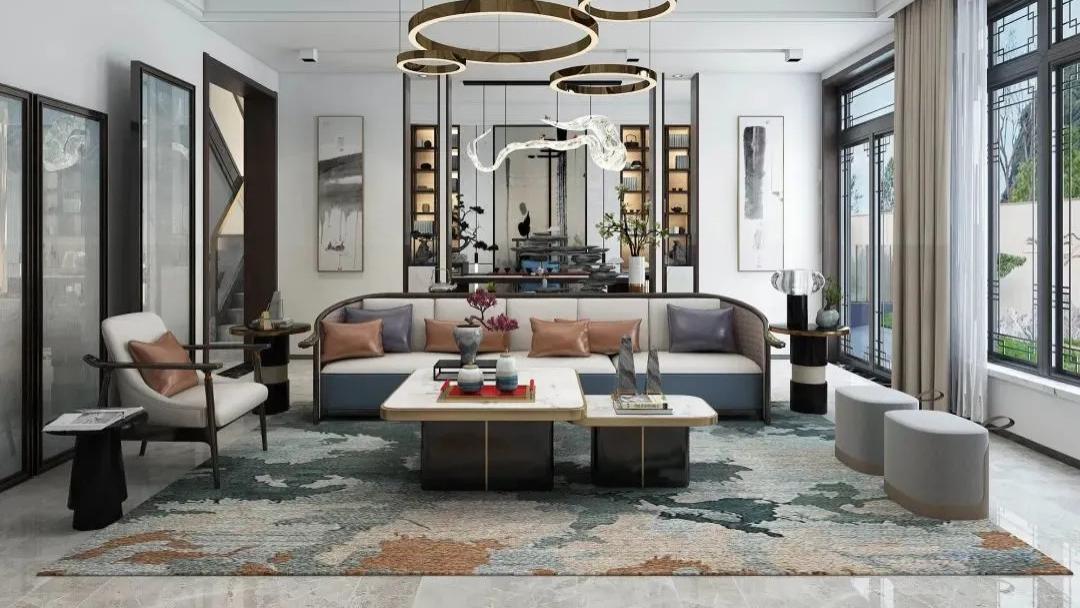 【鲁班装饰】雨花毓秀207㎡新中式风格，穆如清风。