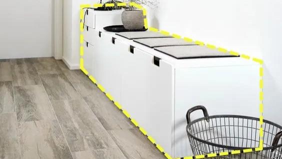 老婆“假时髦”玄关不打柜子，硬要倒装L板，效果出来我竟被打脸