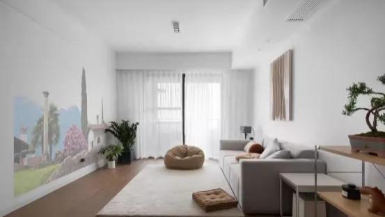 95㎡清爽北欧风，儿童房设计值得二娃家庭学习！