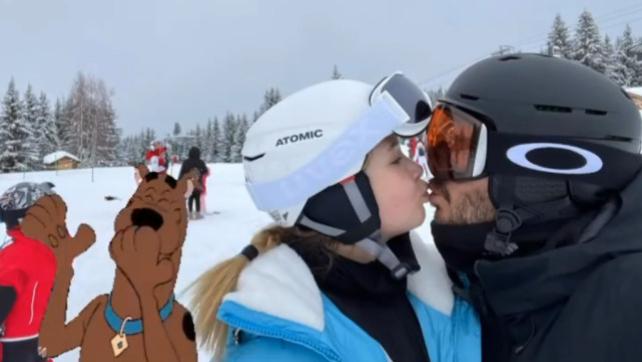 哈珀·贝克汉姆|贝克汉姆在滑雪场为三儿子庆生，晒与女儿小七亲吻照尽显父女情深