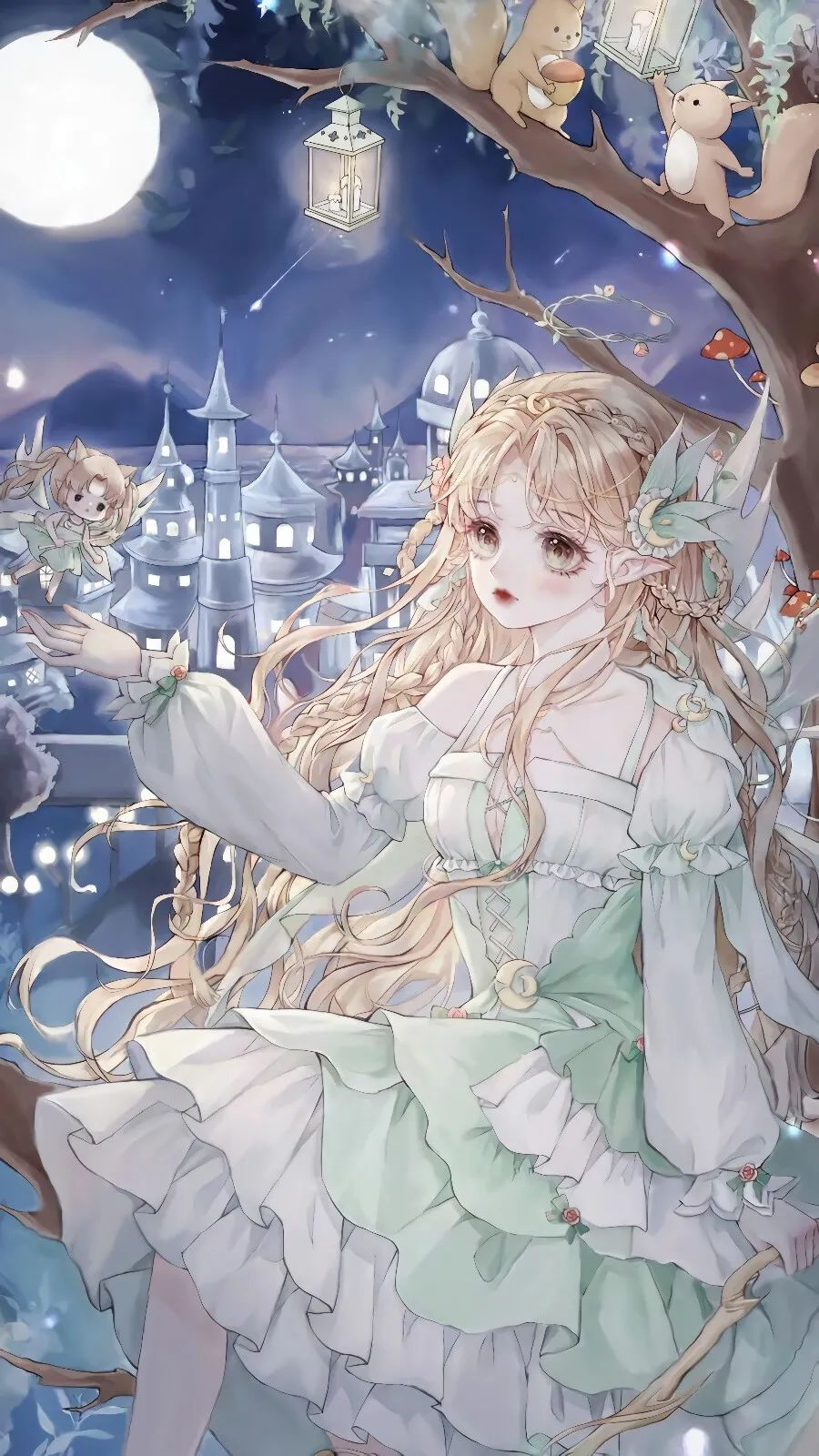 |唯美动漫女生头像|有些话只能说给自己听