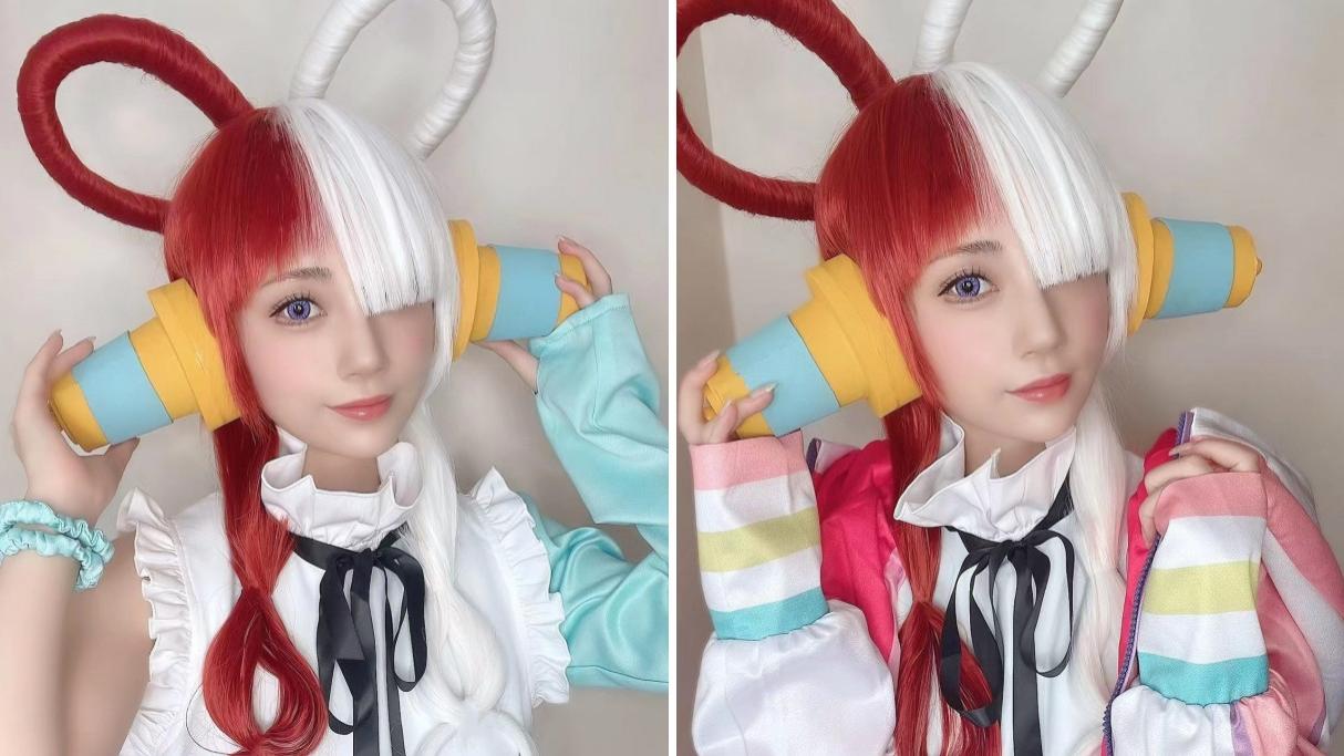 小姐姐|海贼王：乌塔cos新鲜出炉！图1有亮点，图3最美，图6可爱