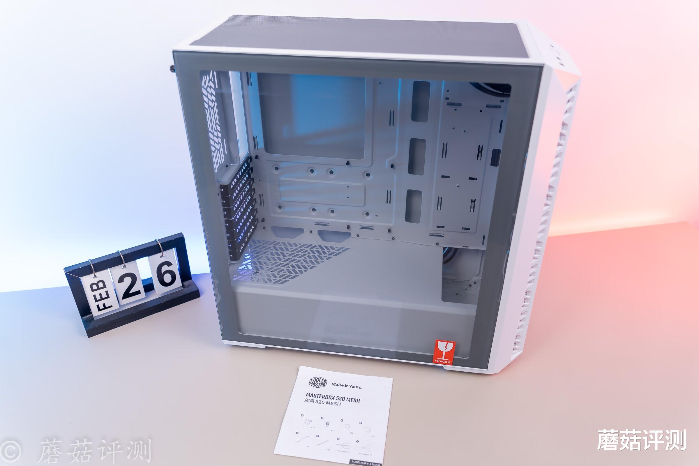 索尼|灰白撞色更精致，Mesh加入更透气、酷冷至尊MB520 Mesh机箱 评测