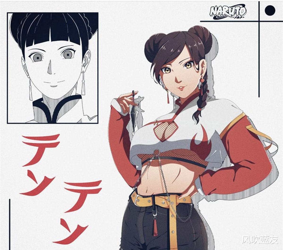 火影忍者|当《火影忍者》变成时尚女子天团,哪一位女神才是你的老婆首选