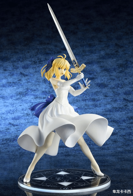 手办|FateUBW:白色礼服版呆毛王手办再版 自带变色效果 C妈太懂了