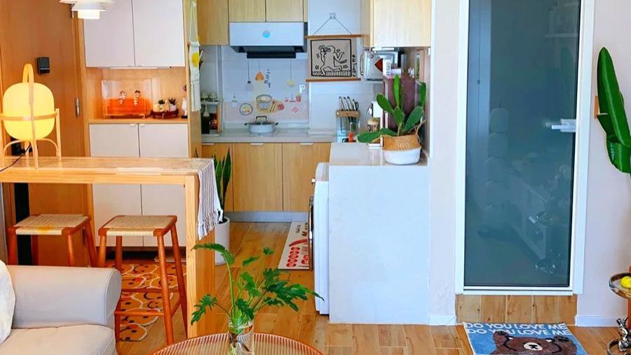 90后独居青年晒出自己的家，30㎡小家要啥有啥，网友惊叹：太温馨