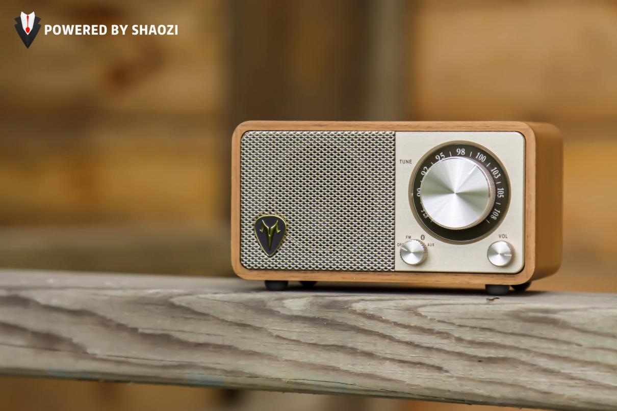 iPhone14|百元迷你小音箱的经典之作,山进M1让古典与科技完美结合!