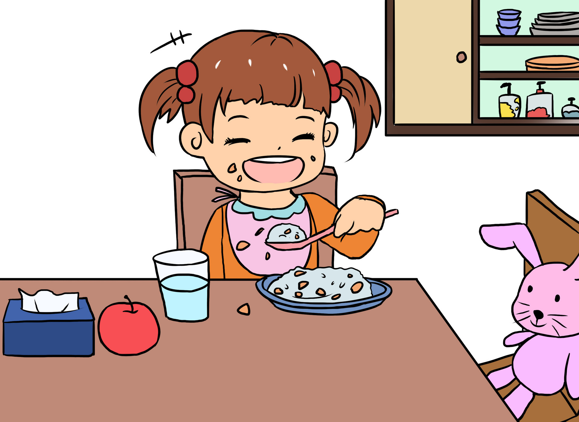 陕西西安，妈妈给宝宝做饭，宝宝