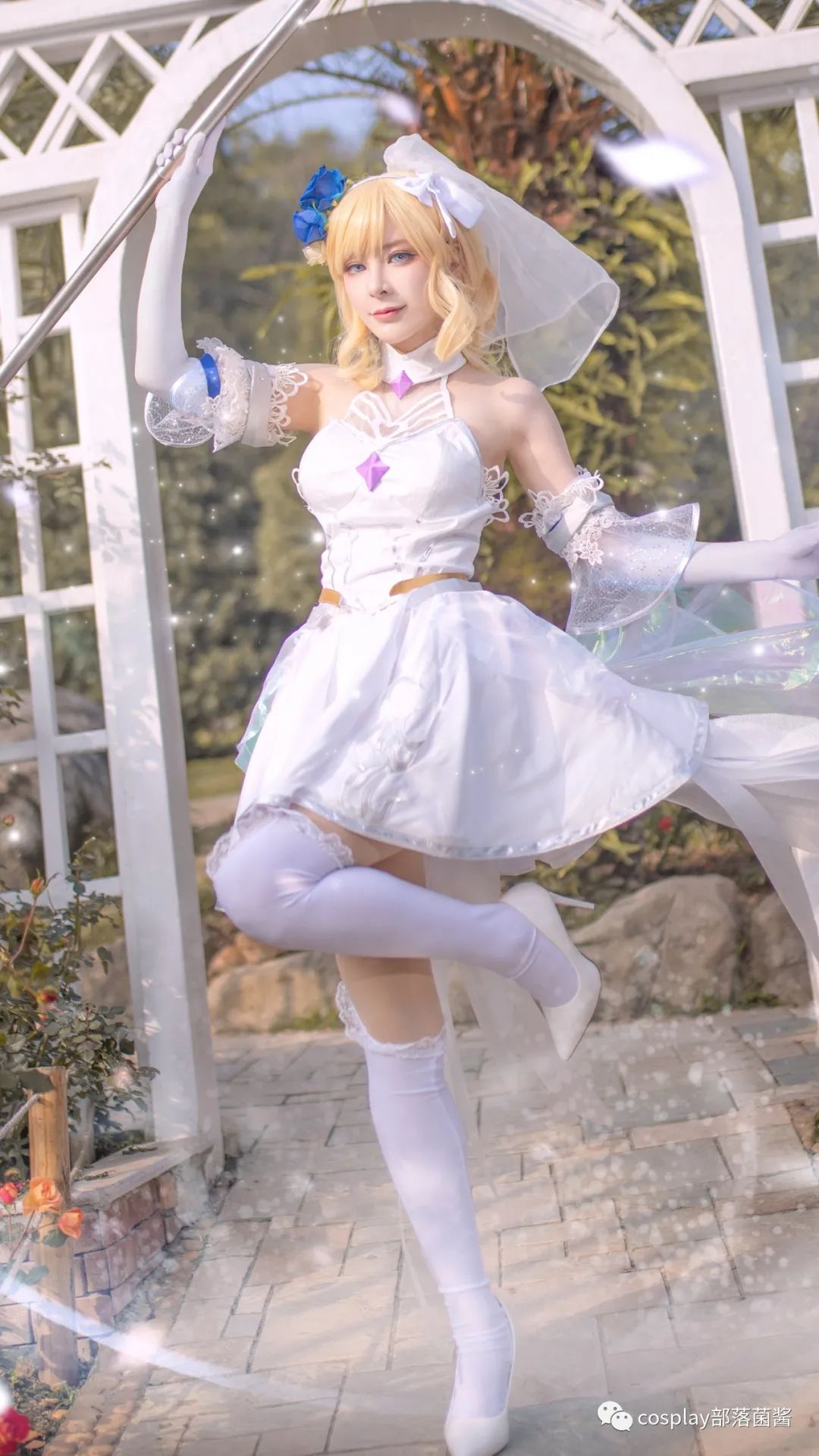 玫瑰|cos:英雄联盟手游水晶玫瑰拉克丝cos正片@枫