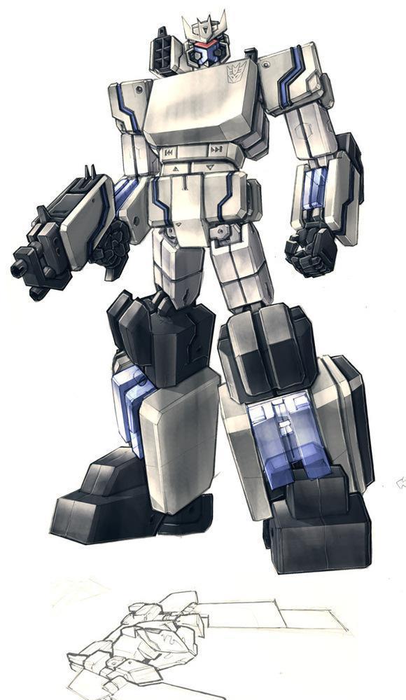 |变形金刚idw创意图集,声波载具是有播放键的飞船?