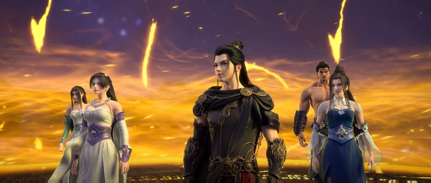 秦羽|星辰变第四季完结,秦羽突破暗星期飞升仙界,万兽谱斩杀三大使者