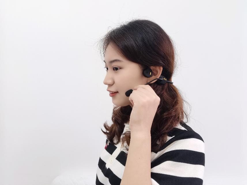英特尔|南卡骨传导耳机Runner Comm:可调式高清麦克风,通话清晰度再升级!