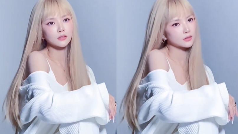 王灿|杜淳娇妻王灿晒金发造型，不扣外套露一边肩膀，戴万元手链太贵气