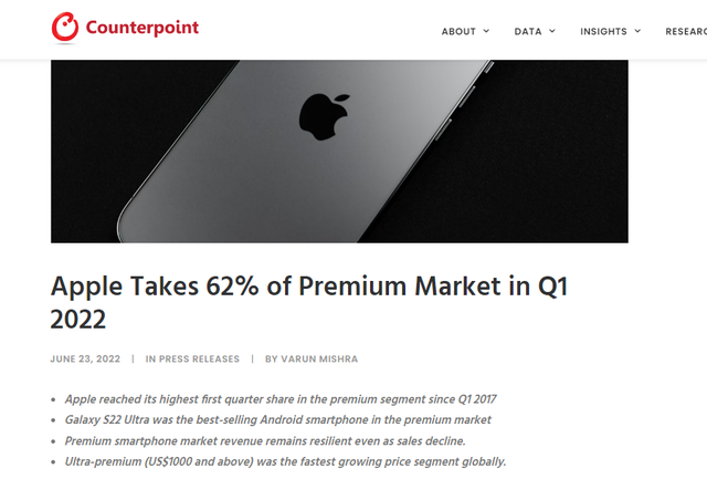 OPPO|2022年Q1全球高端手机排名公布:OPPO登顶国内第一,全球第三