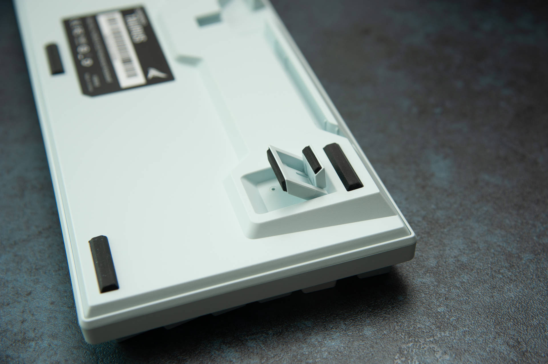 机械键盘|可盐可甜 杜伽K320红轴机械键盘 浅雾蓝