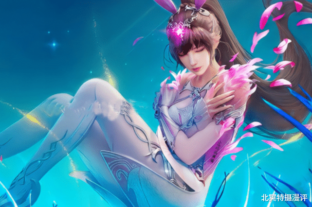 小舞|斗罗大陆:小舞沐浴重生,兔耳朵消散,香肩太丝滑,新造型太美了