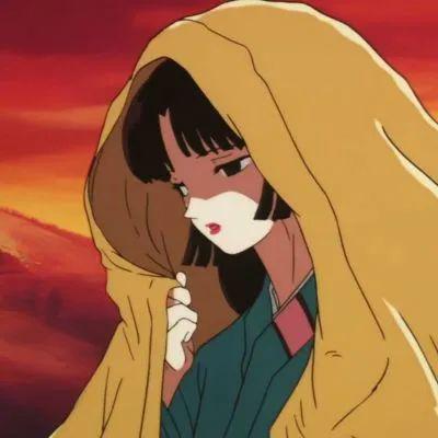 |動漫頭像：所愛隔山海，山海皆可平。