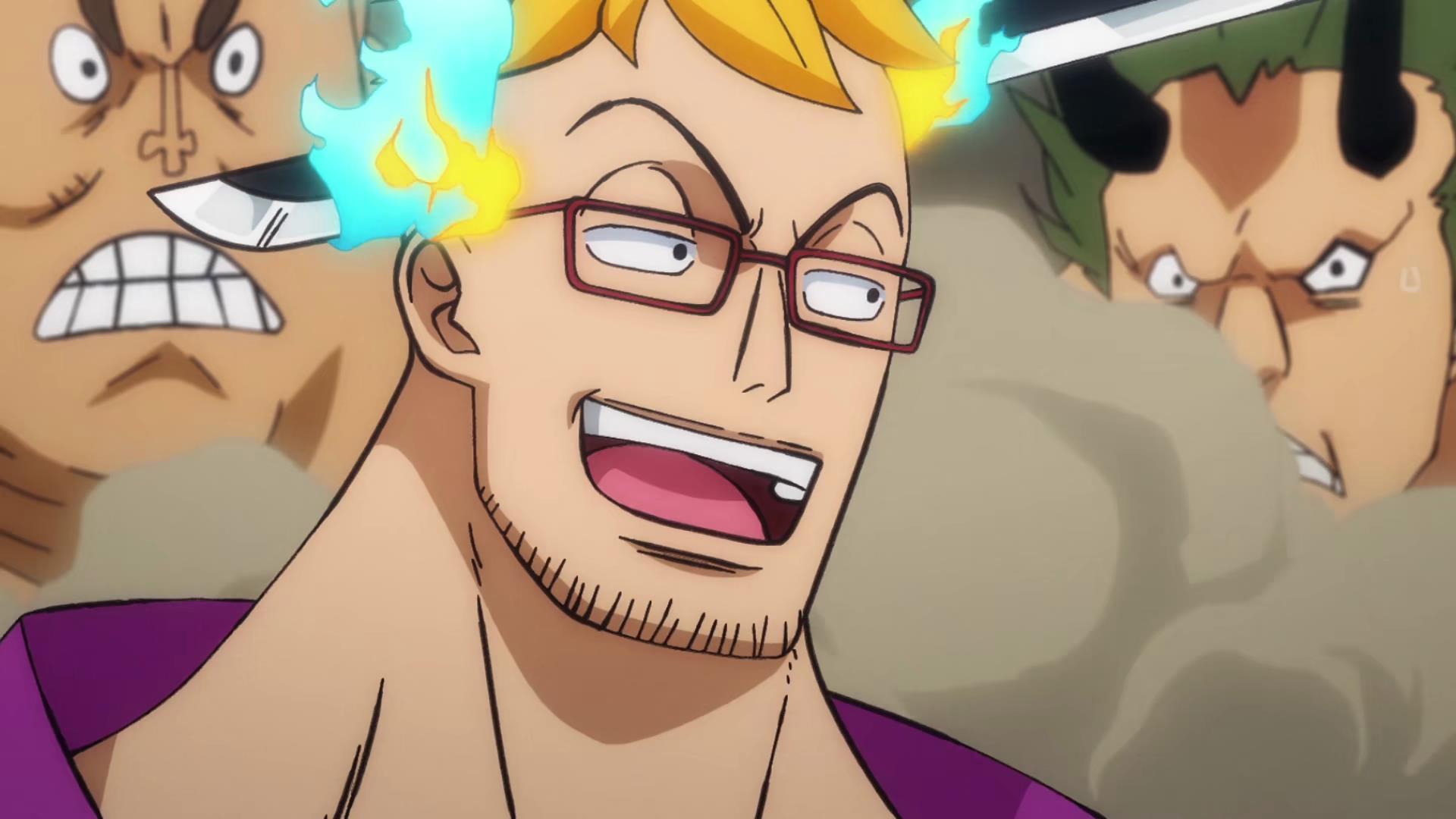 空间站|海贼王1014集：马尔科同时压制两位三灾，顺便让索隆坐“直升梯”