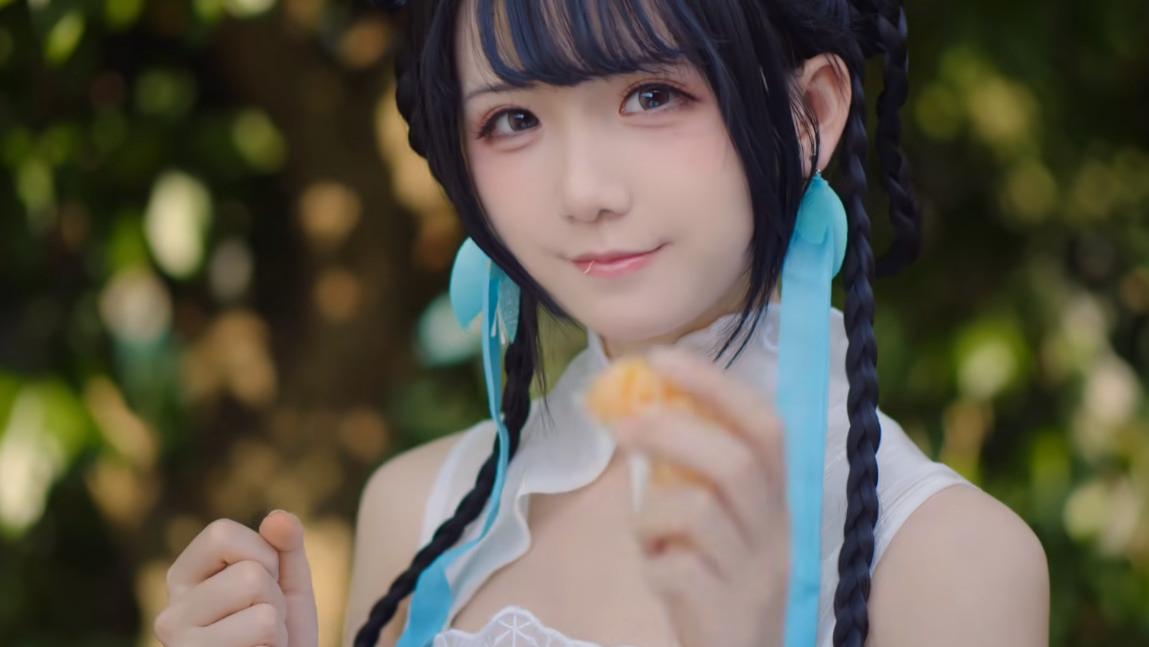 蕾姆|萝莉网红七七有多美？因蕾姆COS一夜涨粉50万，国风新作又火了