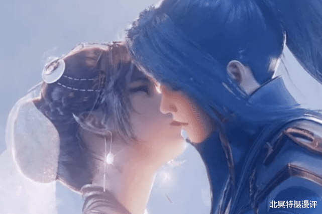 小舞|斗罗大陆:三舞订婚照来袭,小舞身穿仙女婚纱,和唐三深情贴贴