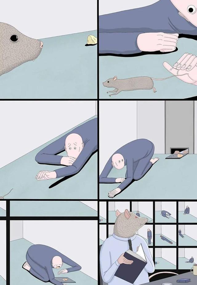 |15幅荒诞不羁的漫画，看似无厘头，实际上是在讲述悲伤