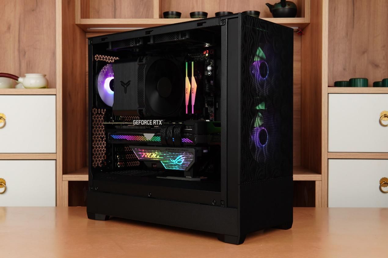 CPU|纯黑、紧凑、豪华，分形Pop Air+XPG D5 RO姬联名内存装机分享