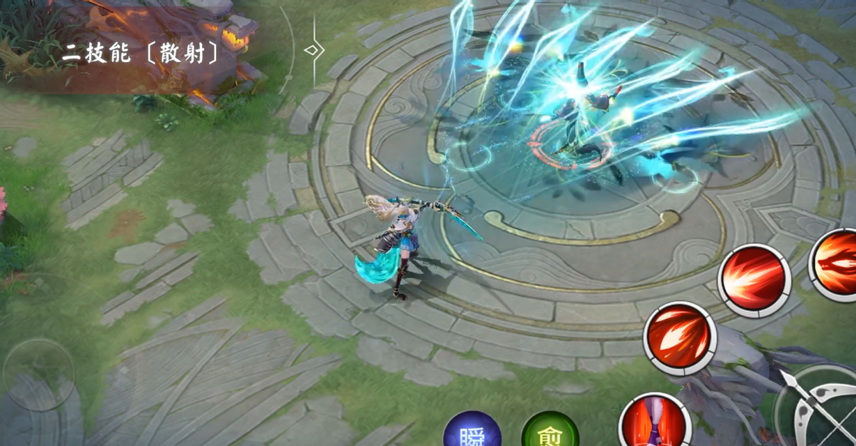 幽灵公主|决战平安京看板娘化身“幽灵公主”,琉璃色的大尾巴直击福瑞控