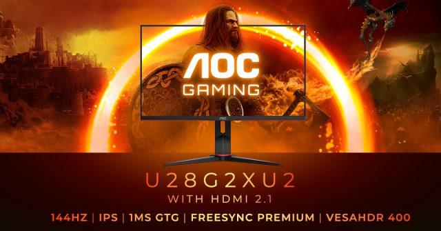 亚马逊|AOC GAMING U28G2XU2 显示器介绍