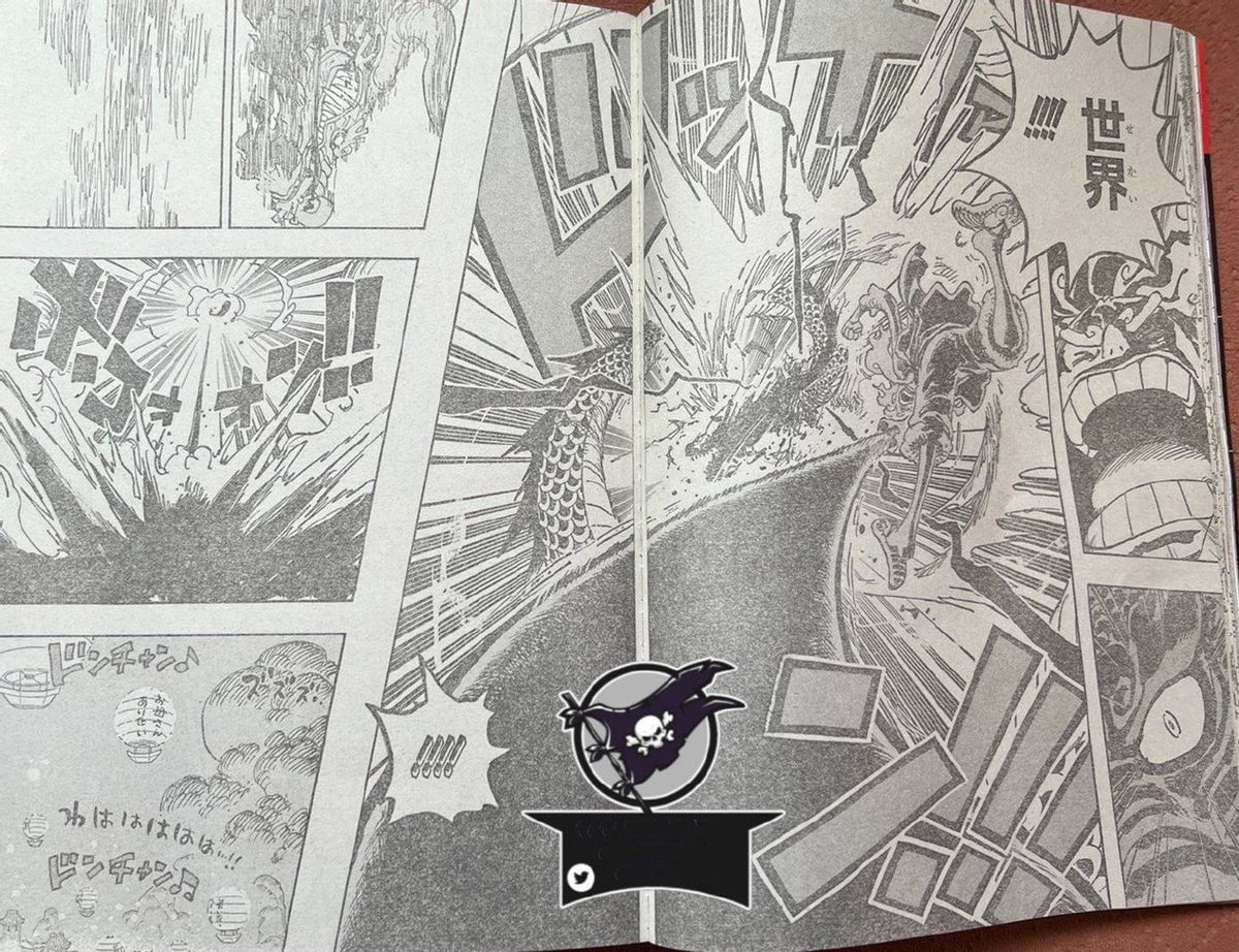 路飞|海贼王1049话，一代四皇陨落，凯老师功成名就直接当场开启回忆杀