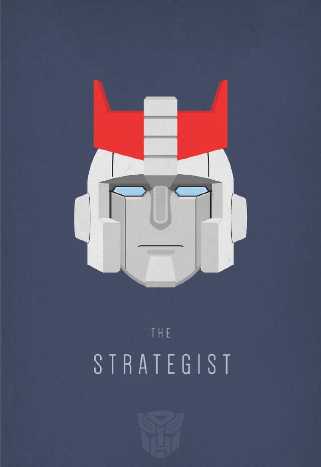 |简约变形金刚G1动画角色头像壁纸