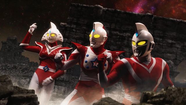 |奥特银河格斗3：泰坦一打三，USA三奥人均光之锯人，艾斯后继有人