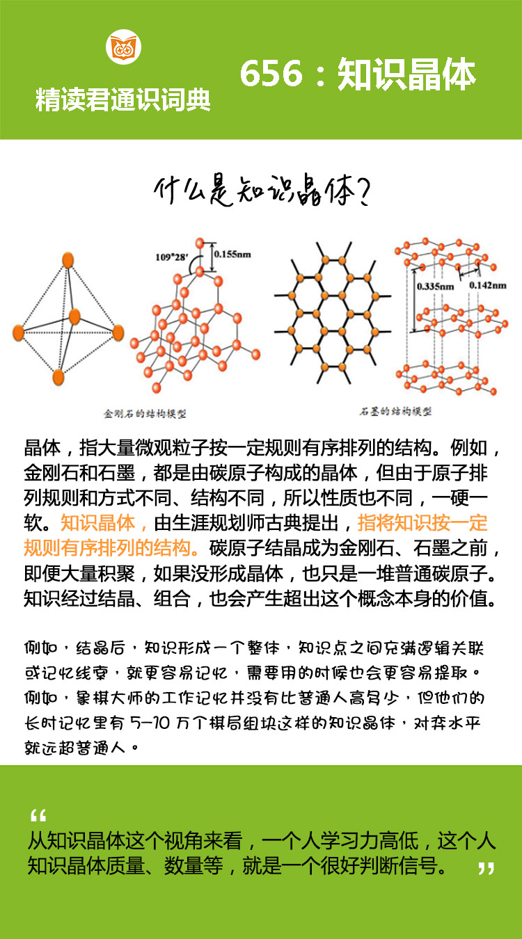 知识晶体掌握得越多，认知能力通
