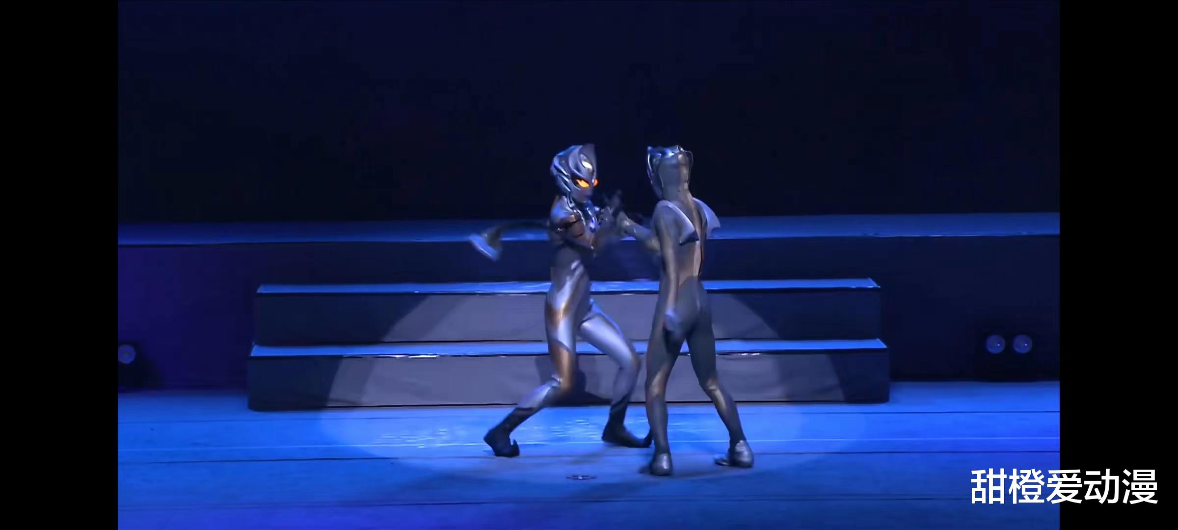 迪迦·奥特曼|黑暗巨人的对决：两个卡姐的战斗是真的优雅，黑迪迎战黑特！