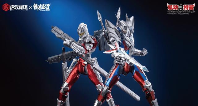 机动奥特曼|机动奥特曼钢铁赛罗新周边:铠甲勇士味道十足的钢铁究极赛罗