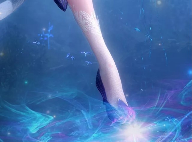 唐昊|斗罗：阿银的壁纸来袭，蓝银白袜衬得腿修长，不过上面出现破洞