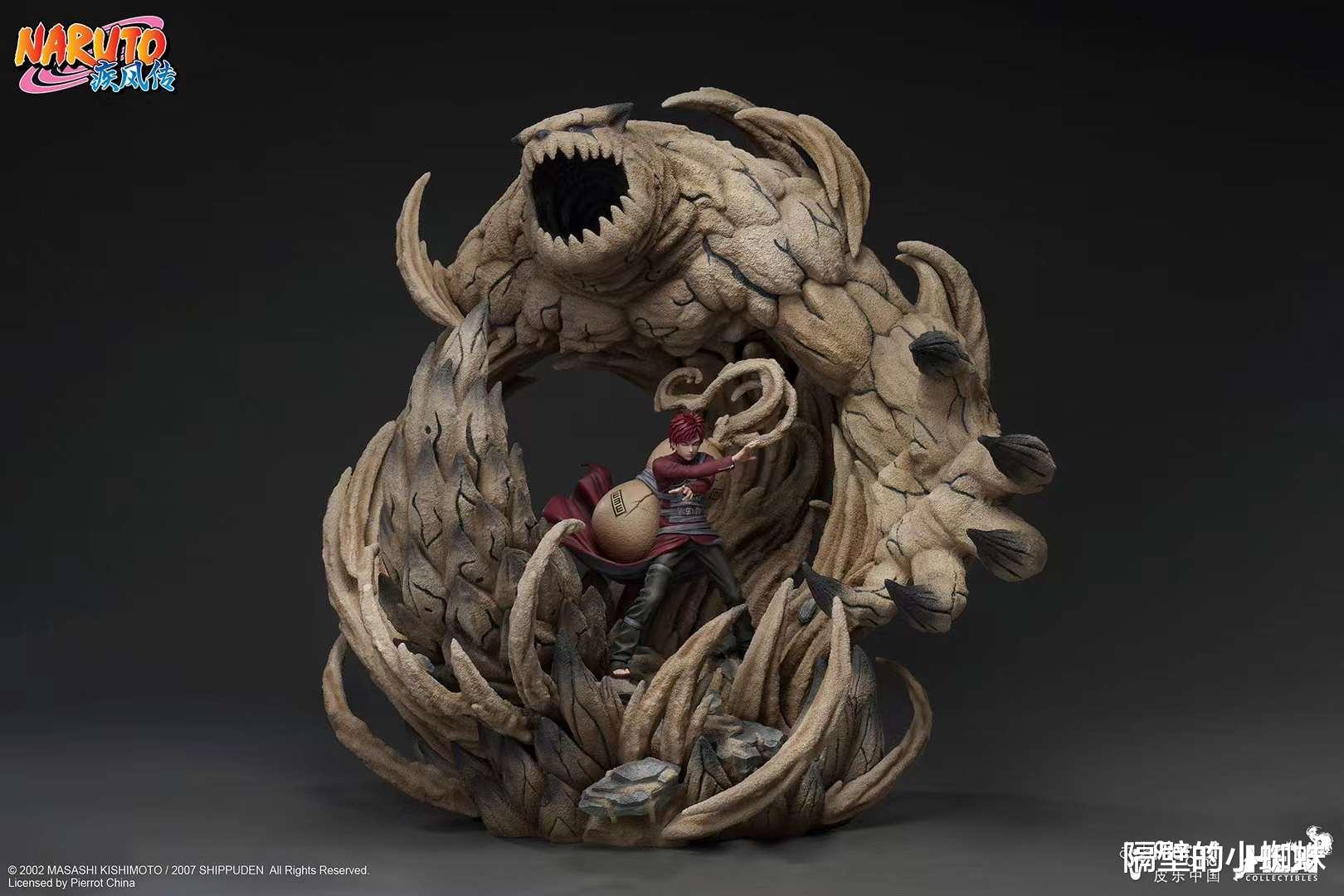 我爱罗|“我爱罗”大型正版雕像好震撼,一尾守鹤太霸气,售价仅55张