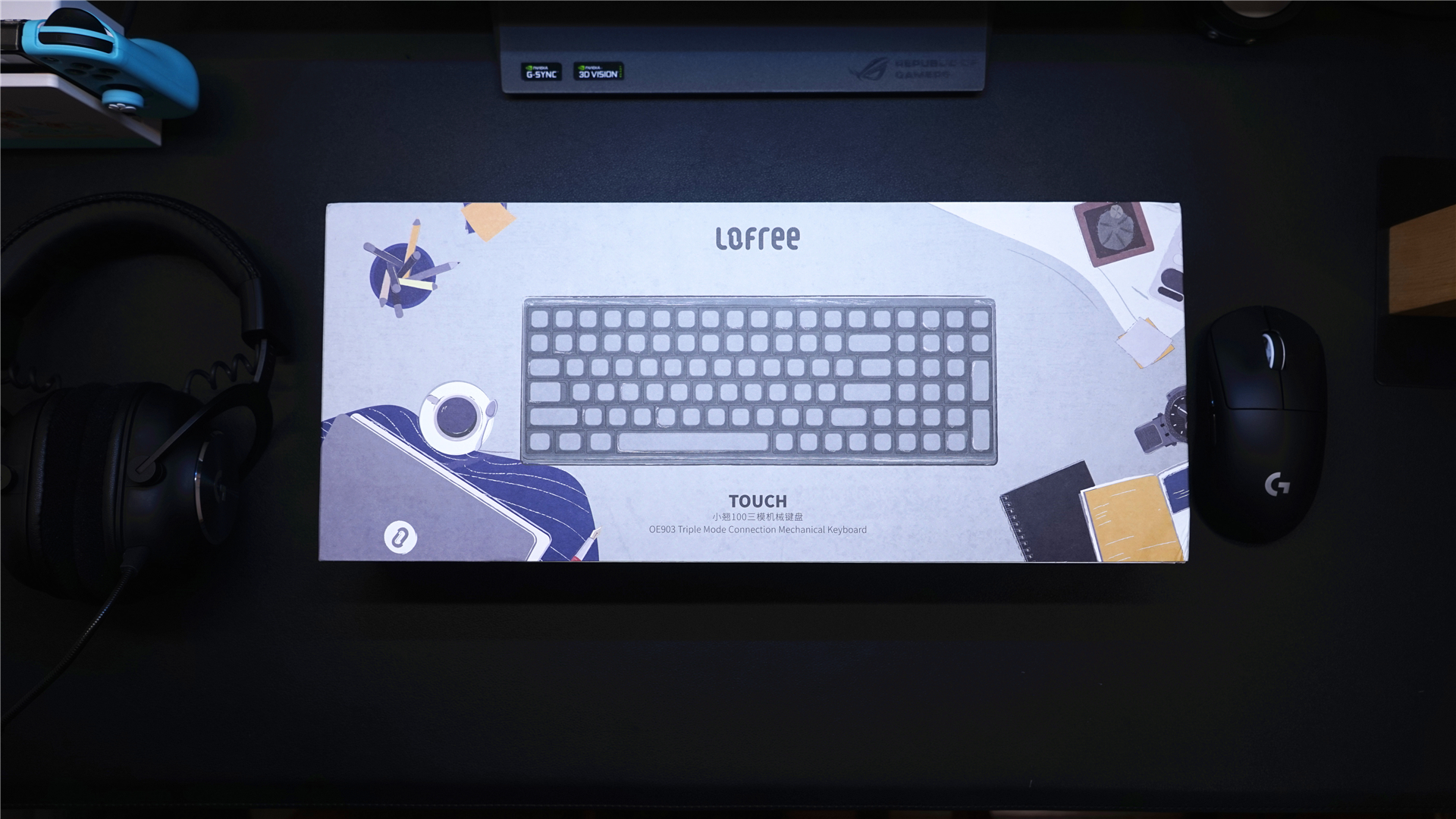 设计师|设计师的桌搭配好物—Lofree洛斐小翘100三模机械键盘使用体验