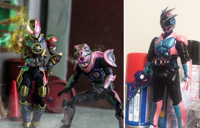 手办|假面骑士利维斯：7种改造手办，野生暴龙霸气，纳斯卡致敬真英雄