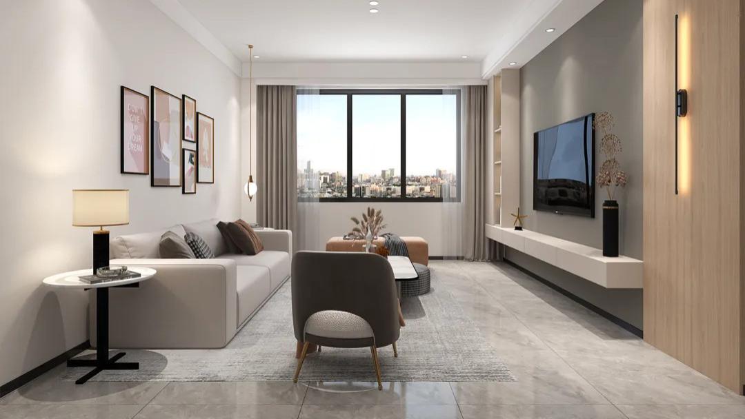 【鲁班装饰】滇池名门135㎡现代简约风格