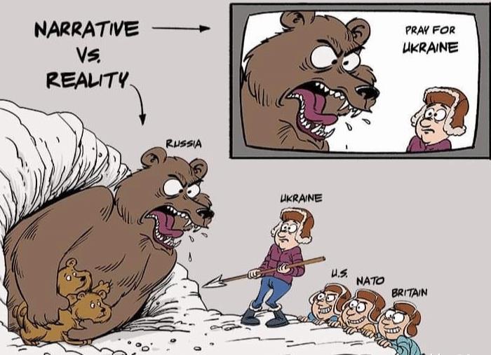 漫画|网上讽刺乌克兰和美国的漫画,一个比一个有趣