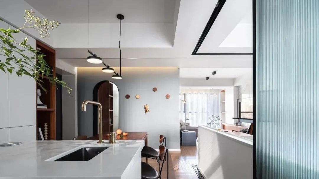 130㎡现代轻奢风，看似装修简单，实际上却很有设计感！