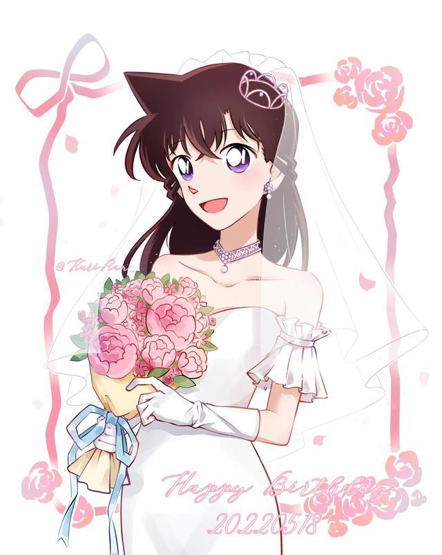 毛利兰|名侦探柯南：毛利兰迎来生日，网友为爱发电，祝工藤太太生日快乐