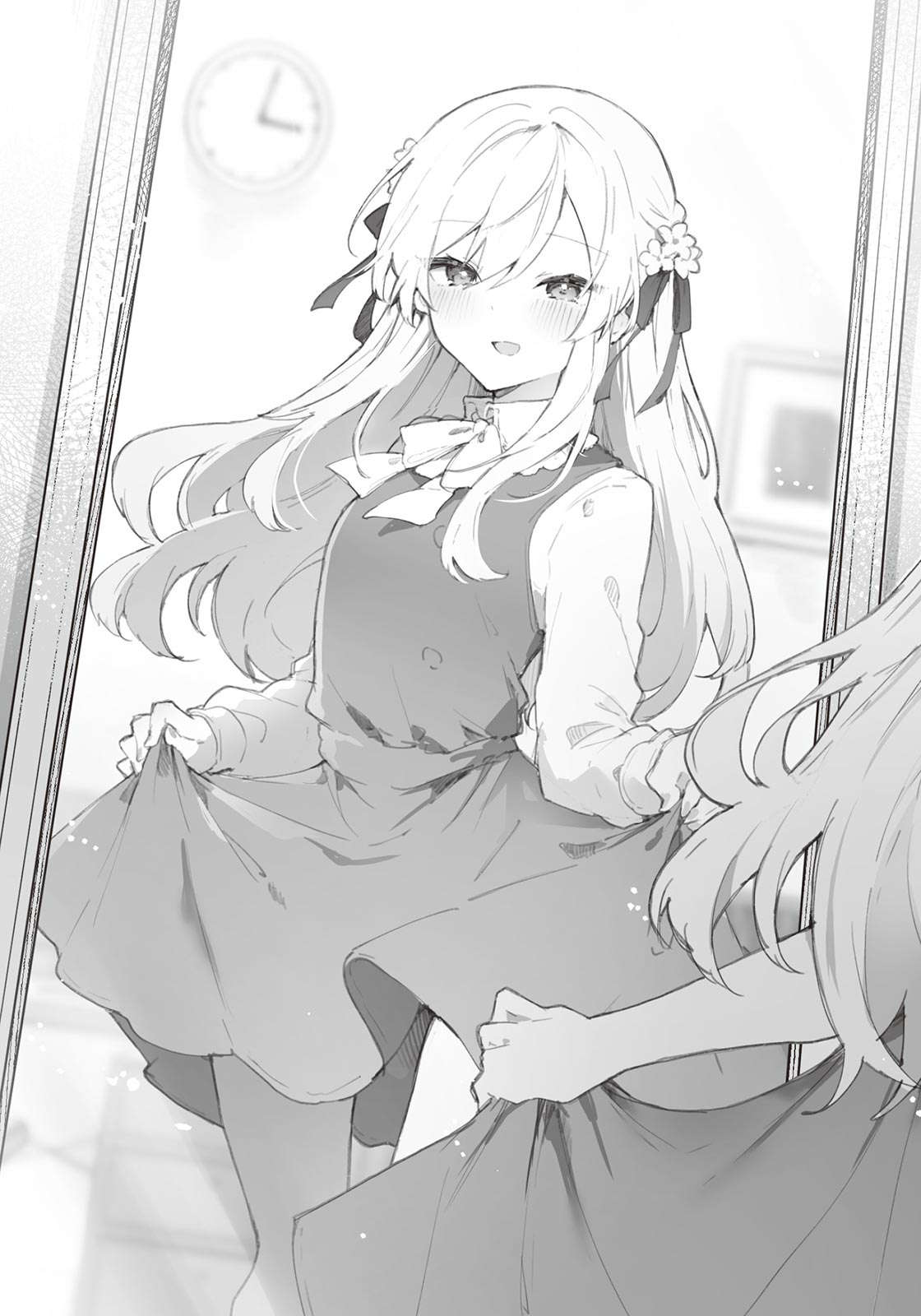 |真是绝了！白毛美少女为了倒追男主，放出了“有趣”的谣言