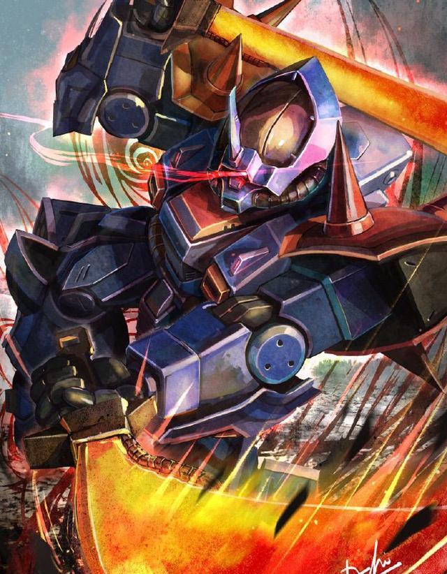 高达|NT1高达、京宝梵、伊芙利特等帅气高达周边机体插画