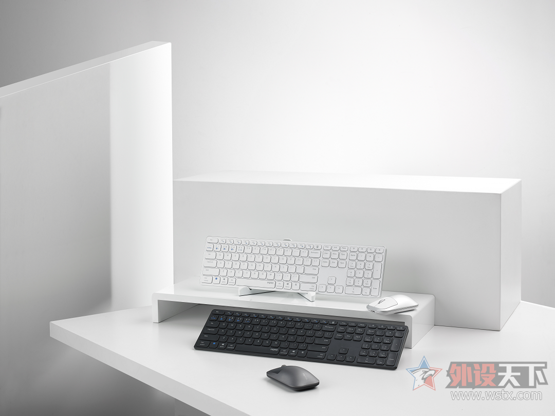 雷柏|全尺寸商务办公 雷柏9550G多模式无线刀锋键鼠套装上市