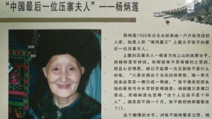 杨炳莲|最后一位压寨夫人杨炳莲：容貌被技术还原到18岁，颜值让人很心动