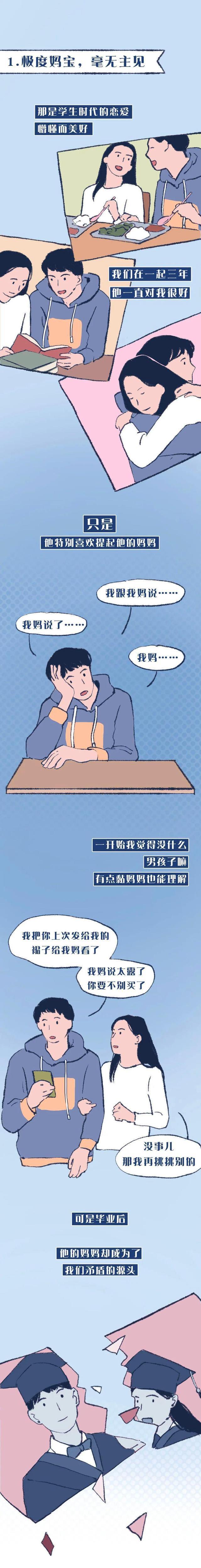 女孩|“嫁给这5种男人,会活得很累?”(漫画)女孩们请擦亮双眼!