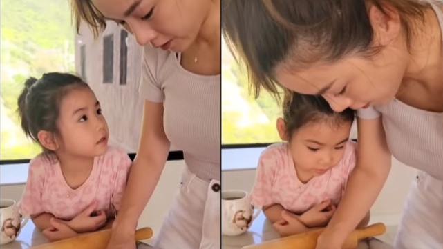 陈茵媺|陈豪一家人在家抗疫不无聊 陈茵媺和子女们一起制作面包和小蛋糕