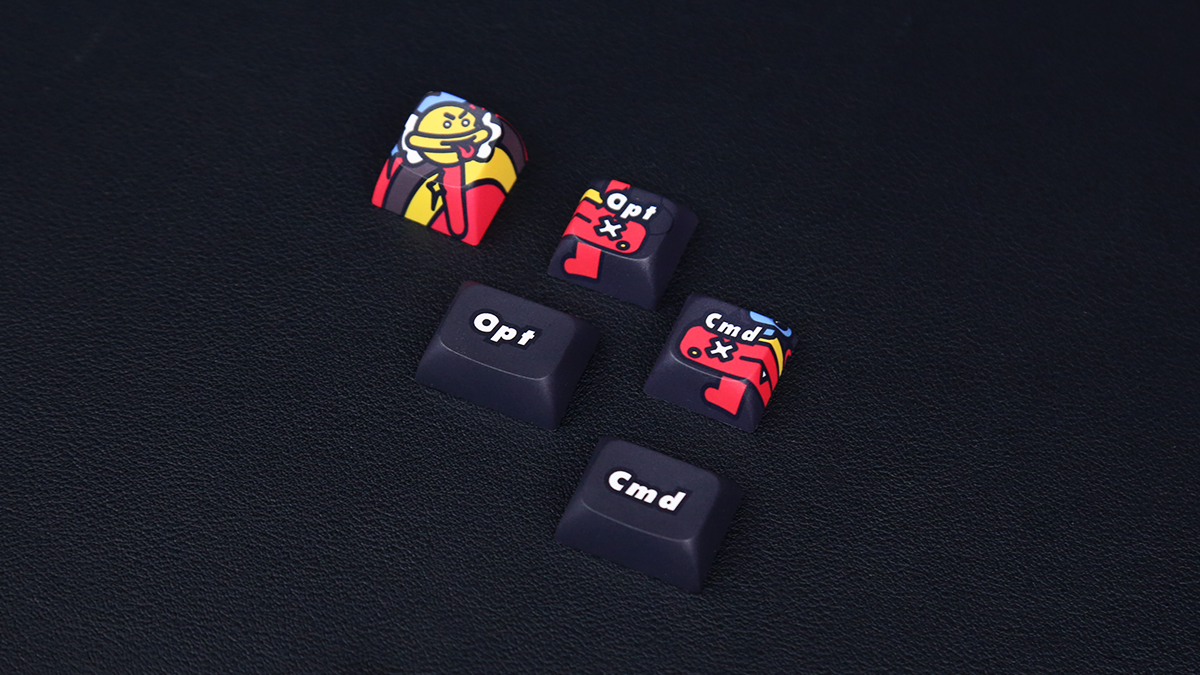 |iQunix F97涂鸦日记三模热插拔键盘图赏简评